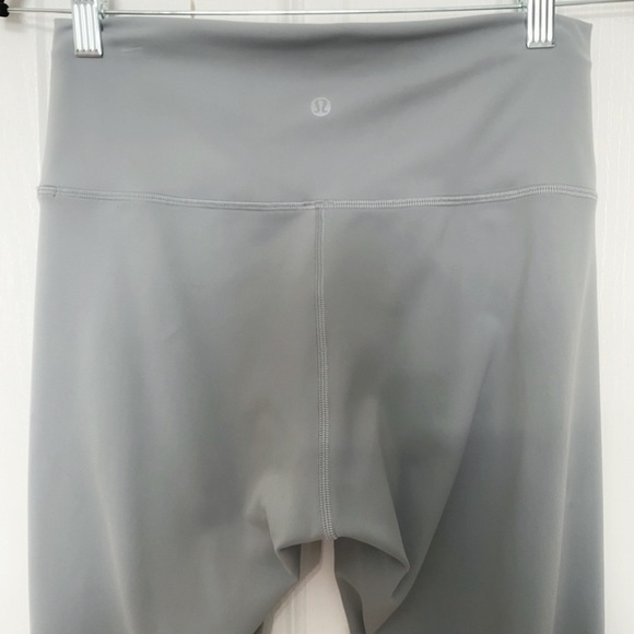 LULULEMON WUNDER TRAIN BABY BLUE HIGH RISE DRAWSTRING ANKLE CUT LEGGINGS - 10 - Picture 5 of 8